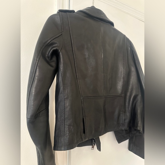Zara genuine leather motorcycle jacket - Picture 2 of 7